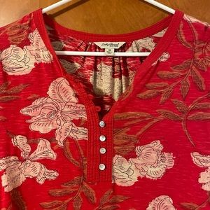 Lucky Brand 3/4 Sleeve Top